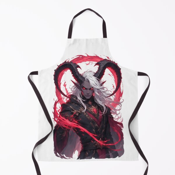 Item preview, Dark Elf Demon with Large Horns designed and sold by newvisionart191.