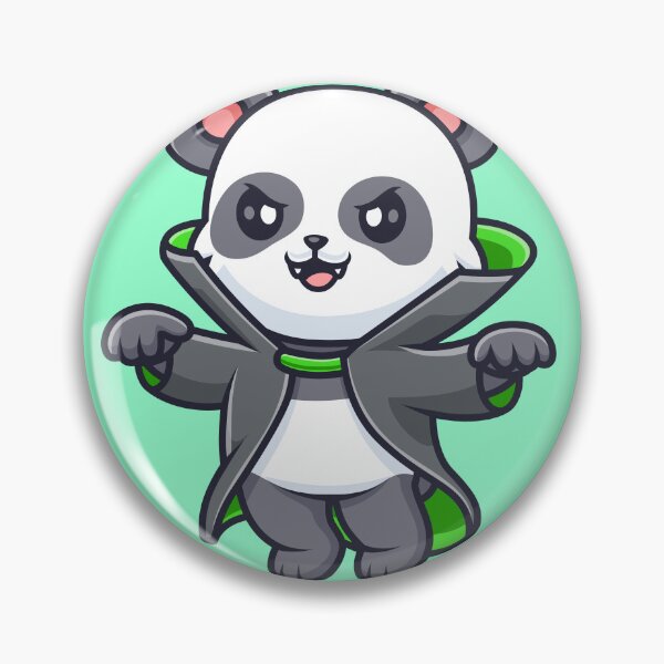 Item preview, Cute Panda Dracula Vampire – Cartoon Vector Icon Illustration (Animal & Holiday Theme) designed and sold by hjian8219.