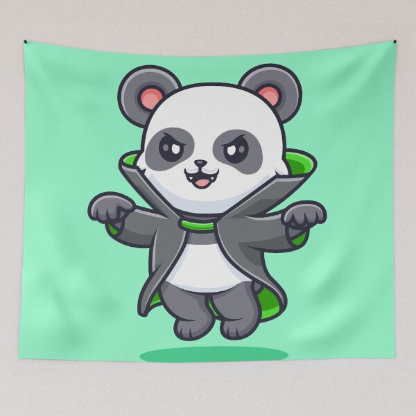 Item preview, Cute Panda Dracula Vampire – Cartoon Vector Icon Illustration (Animal & Holiday Theme) designed and sold by hjian8219.