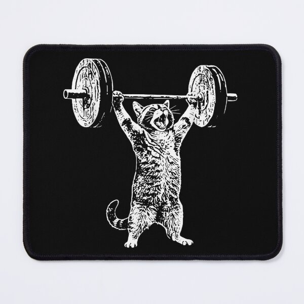 Item preview, Strong Cat Lifting Weights Funny Fitness Animal designed and sold by salmzouriart.