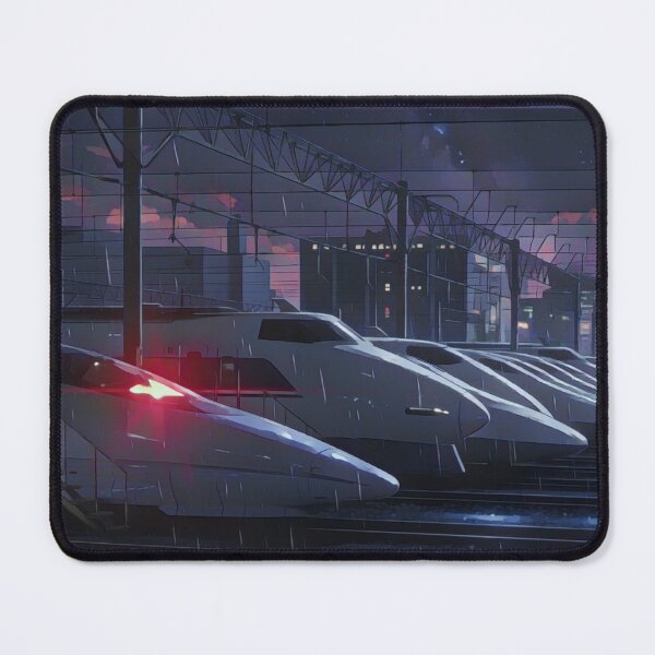 Item preview, Midnight Shinkansen – Japanese Bullet Train Night City Design designed and sold by JapanPopArt.
