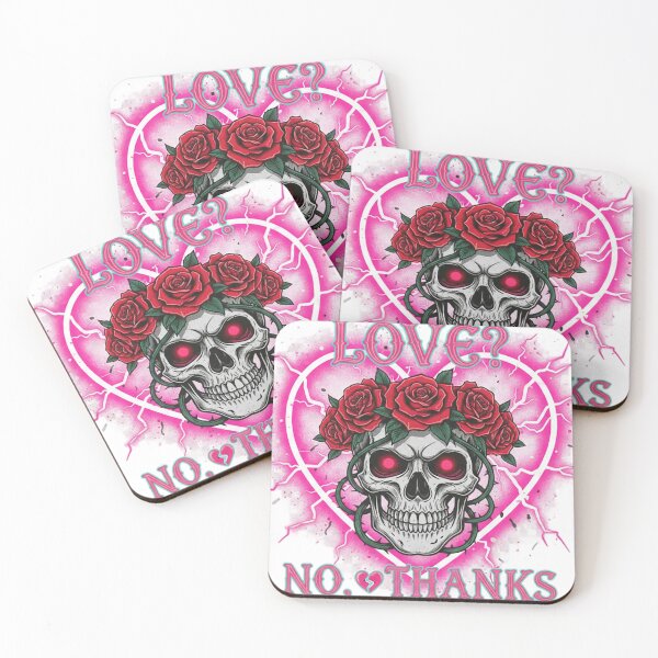 Item preview, Skull Crowned With Roses Rejects Love designed and sold by newvisionart191.