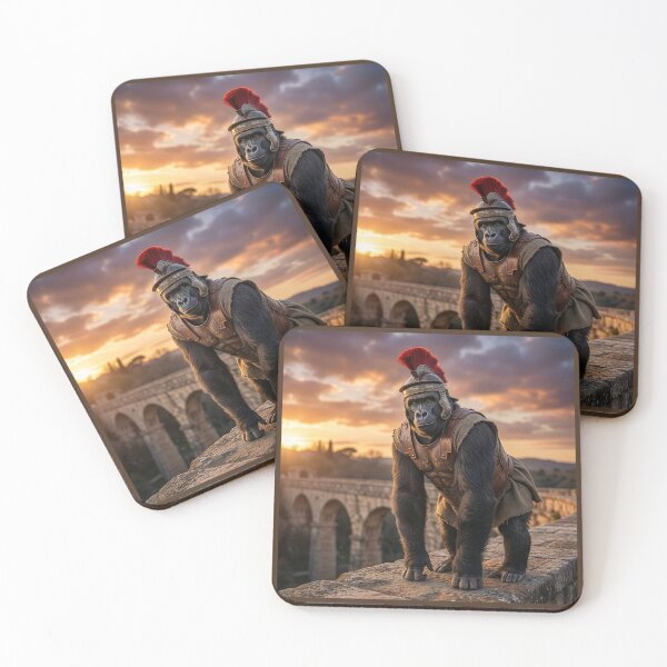 Item preview, Gorilla Centurion Holds Down the Fort designed and sold by Tridentulus.
