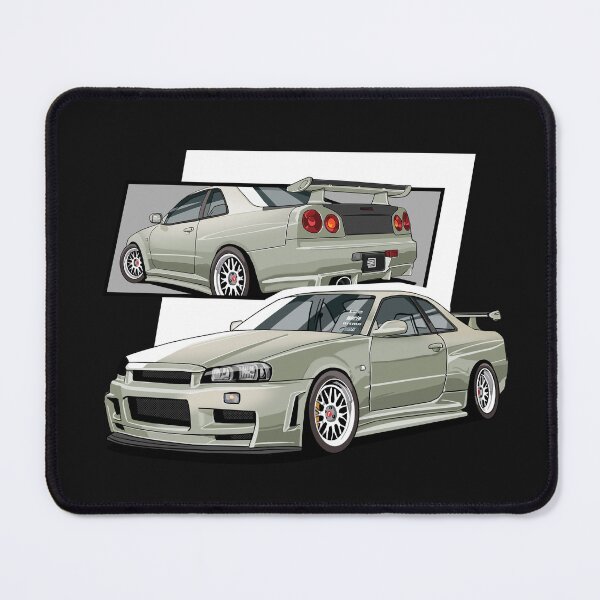 Item preview, Nissan Skyline (R34)  + Back Angle  |  JDM Digital Art designed and sold by SobrozaDesign.