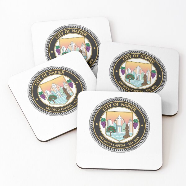 Item preview, Napier Art Deco Capital City Seal New Zealand designed and sold by k3rstman1.