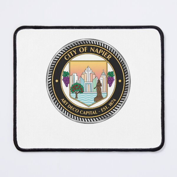 Item preview, Napier Art Deco Capital City Seal New Zealand designed and sold by k3rstman1.