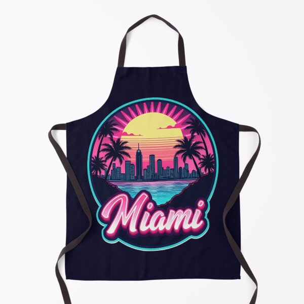 Item preview, Miami Retro 80s Synthwave Neon Travel Art designed and sold by Innova_Creations.
