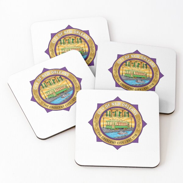 Item preview, New Orleans City Seal Streetcar Steamboat 1718 designed and sold by k3rstman1.