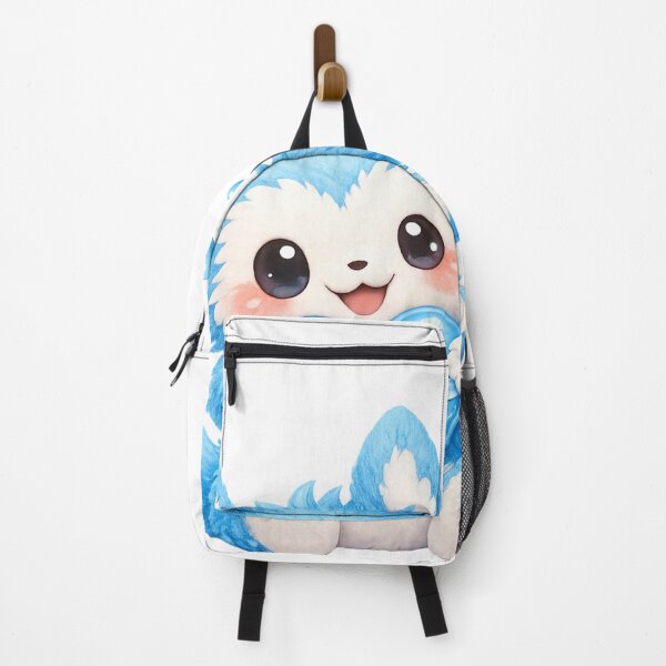 Item preview, Blue Heart Bubu Plush Character - NixWing Comfort Collection designed and sold by NixFire.