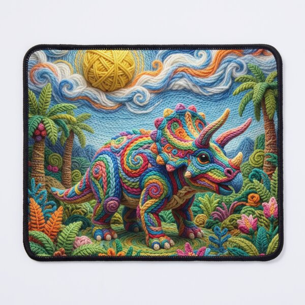 Item preview, Yarn Triceratops designed and sold by Tridentulus.