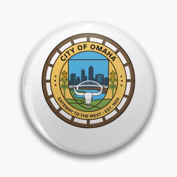 Item preview, City of Omaha Nebraska Gateway West Seal 1854 designed and sold by k3rstman1.