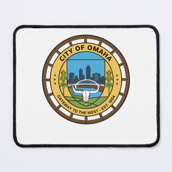 Item preview, City of Omaha Nebraska Gateway West Seal 1854 designed and sold by k3rstman1.
