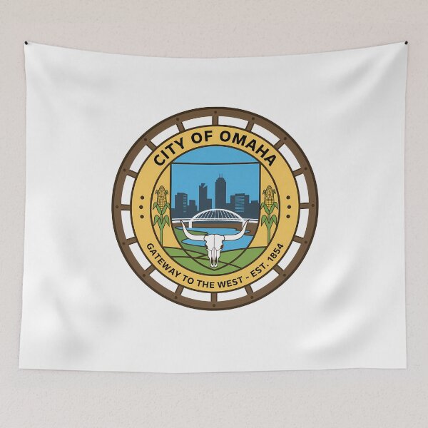 Item preview, City of Omaha Nebraska Gateway West Seal 1854 designed and sold by k3rstman1.