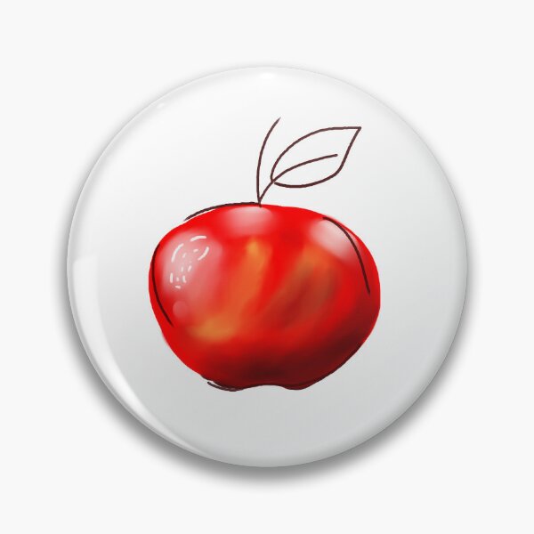 Item preview, Watercolor Red Apple and Lines designed and sold by Colormarch.