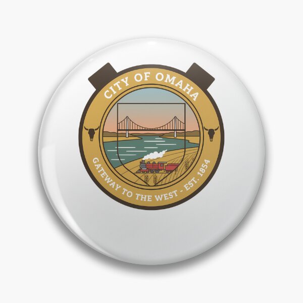 Item preview, City of Omaha Gateway West Vintage Seal designed and sold by k3rstman1.