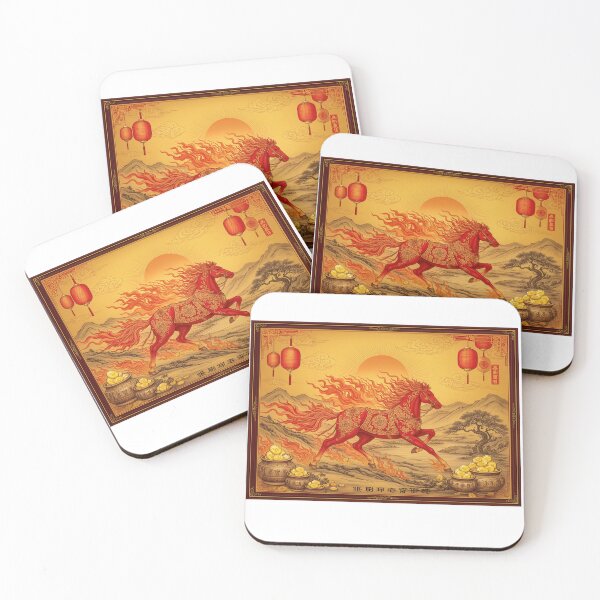 Item preview, Year of the Fire Horse 2026 designed and sold by aykiradesigns.