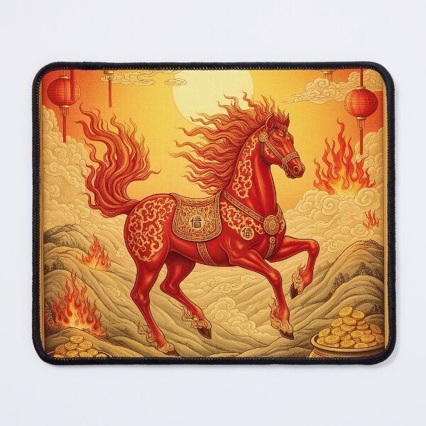 Item preview, Year of the Fire Horse 2026 designed and sold by aykiradesigns.