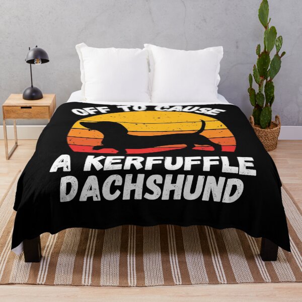 Item preview, Off to Cause A Kerfuffle Dachshund designed and sold by 9morethan9®.
