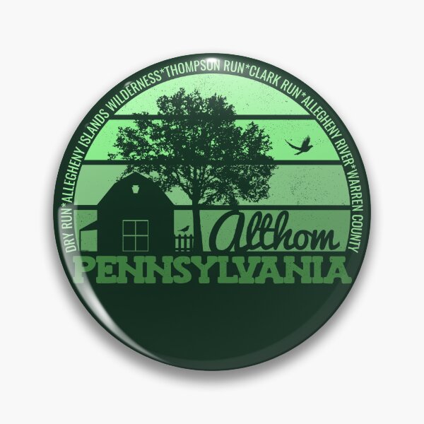 Item preview, Althom Pennsylvania Sunset Retro Vintage Local Pride Logo designed and sold by CRHPOD20.