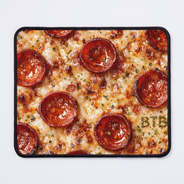 Item preview, Pepperoni Pizza Texture – Cheesy Food Pattern Art designed and sold by BTBArtwork.