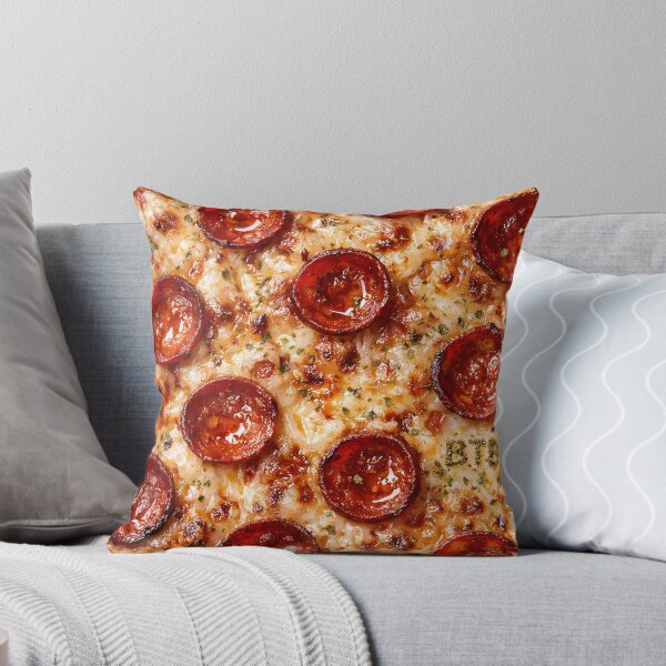 Item preview, Pepperoni Pizza Texture – Cheesy Food Pattern Art designed and sold by BTBArtwork.