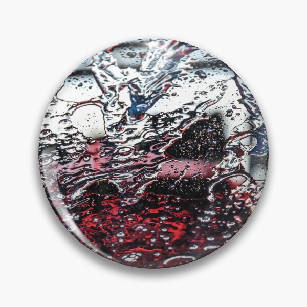 Item preview, Droplets on a windshield - reds, white and some blue  designed and sold by OzzyluArt.