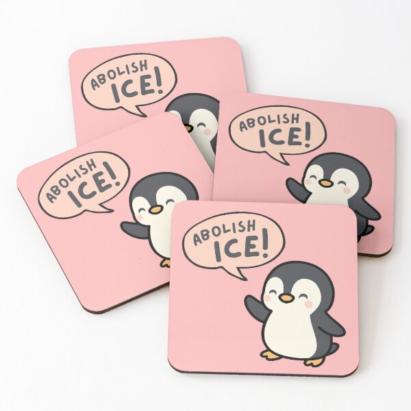 Item preview, Abolish ICE : Cute Penguin designed and sold by PINKUBUS.