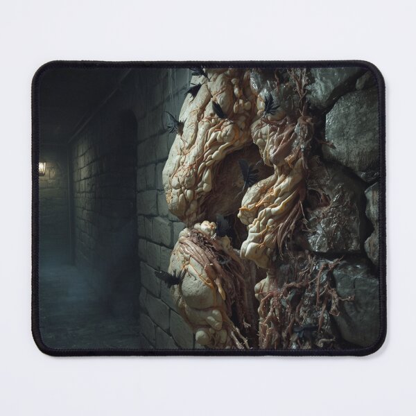 Item preview, The Listening Wall | Dark Fantasy Horror Corruption | The Hali Files Gothic Art designed and sold by Element Horizon Studio.