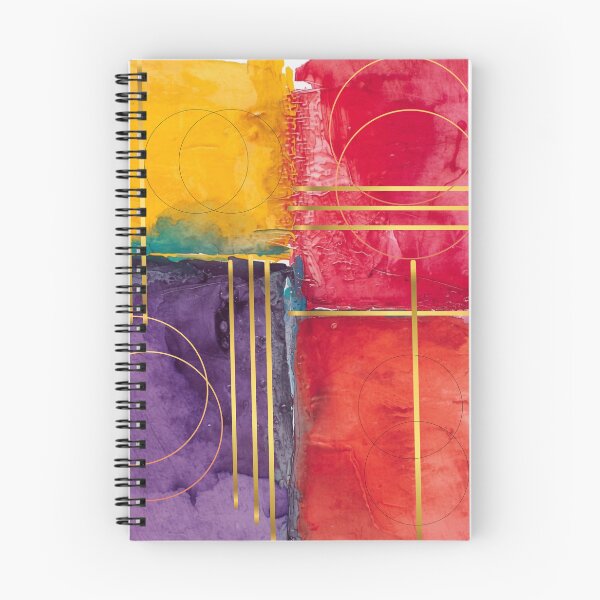 Item preview, A colorful Abstract Composition Circles and Lines  designed and sold by Modern-Tropical.