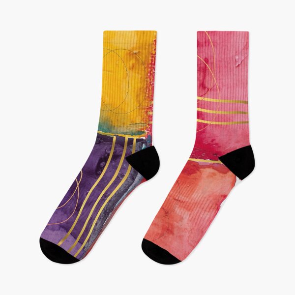 Item preview, A colorful Abstract Composition Circles and Lines  designed and sold by Modern-Tropical.