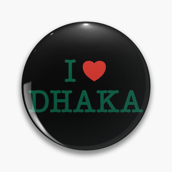 Item preview, I Love Heart Dhaka Bangladesh and Map Typewriter font (green & red) designed and sold by dezanli.