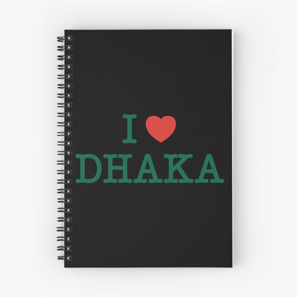 Item preview, I Love Heart Dhaka Bangladesh and Map Typewriter font (green & red) designed and sold by dezanli.