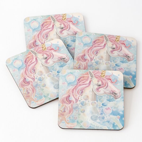 Item preview, Unicorn in a Bubble Bath designed and sold by Mystic Moons Art & Design.