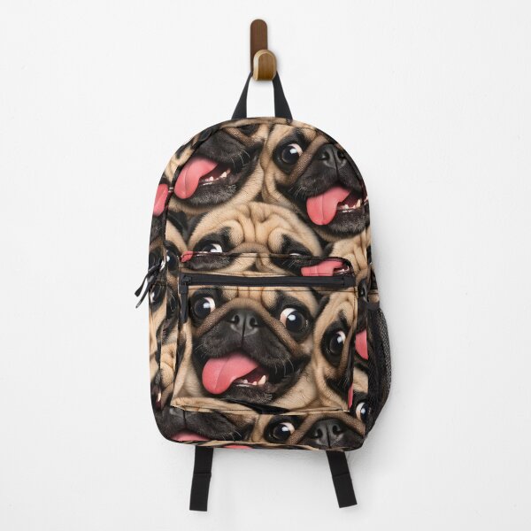 Item preview, Cute Pug Dog Pattern – Funny Puppy Faces Design designed and sold by BTBArtwork.