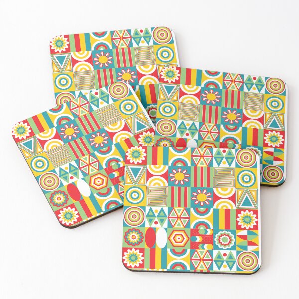 Item preview, Tirangles, flowers, and circles designed and sold by EEJimenez.