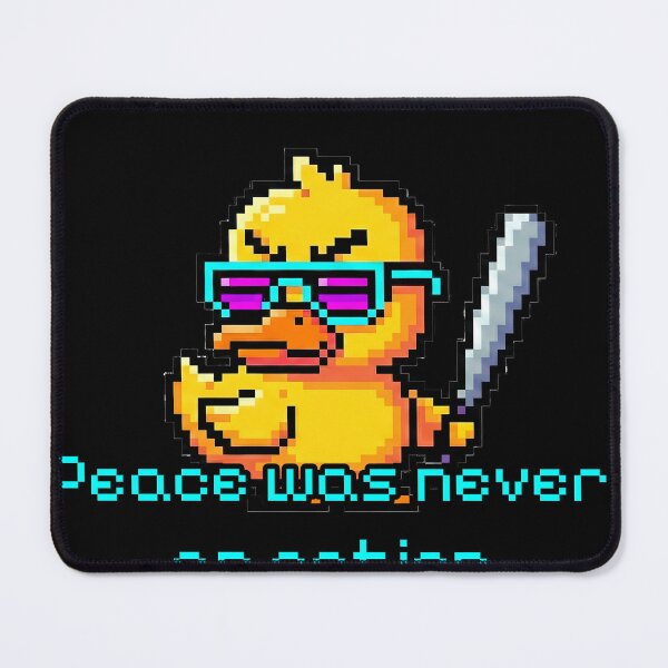 Item preview, Pixel Art Chaos Duck - 8-bit Menace Sticker designed and sold by ClubChaos.