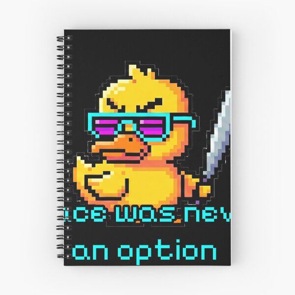 Item preview, Pixel Art Chaos Duck - 8-bit Menace Sticker designed and sold by ClubChaos.