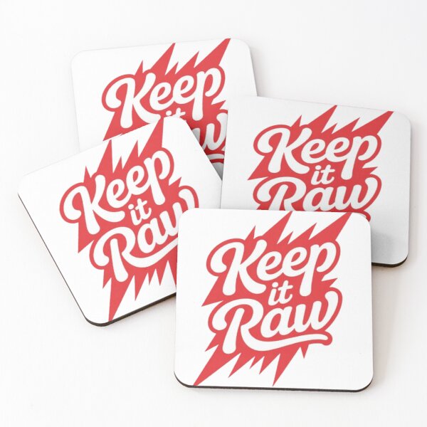 Item preview, Keep It Raw – Authentic Streetwear Typography Graphic Design designed and sold by NewUSShop.