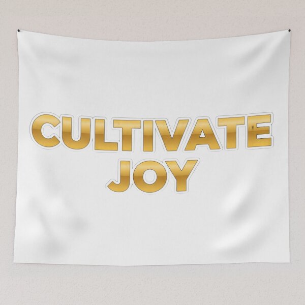 Item preview, Cultivate Joy – Premium Gold Gradient Bold Typography designed and sold by VibranPalette.