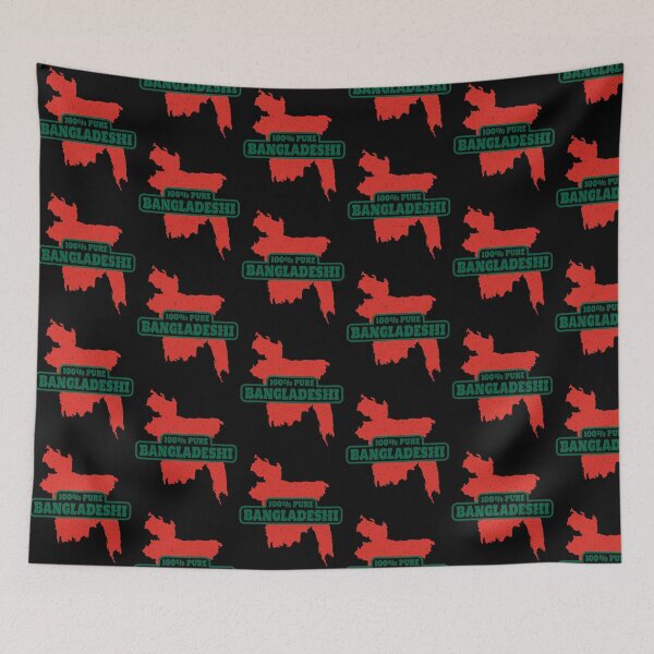 Item preview, 100% Pure Bangladeshi (red map) designed and sold by dezanli.