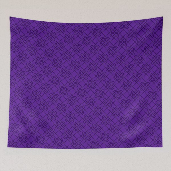 Item preview, Beautiful Purple Checks Houndstooth  - Best Gifts For Her - Abstract Geometric Shape Pattern designed and sold by RoyalStarsPatts.