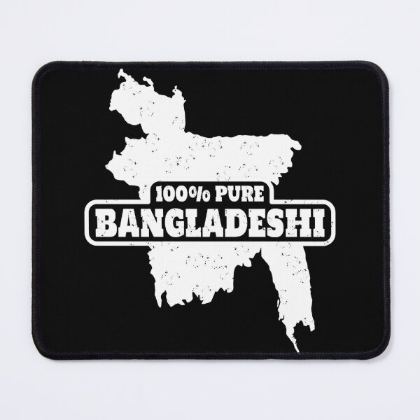 Item preview, 100% Pure Bangladeshi (white map) designed and sold by dezanli.