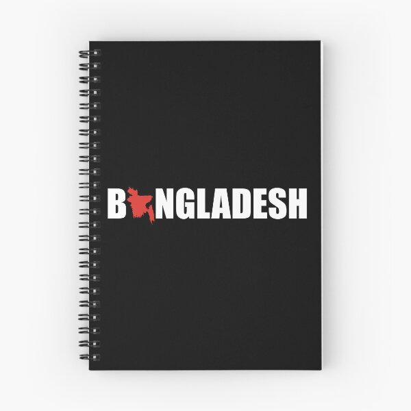 Item preview, Bangladesh and Map Text design (white & red) designed and sold by dezanli.
