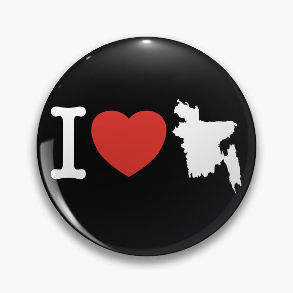 Item preview, I Love Heart Bangladesh and Map Typewriter font (white & red) designed and sold by dezanli.