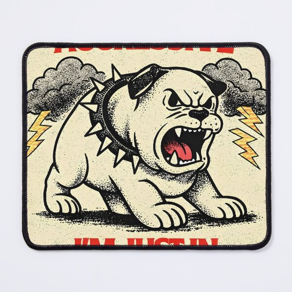 Item preview, The Bad Mood Bulldog designed and sold by Matinez Pink.