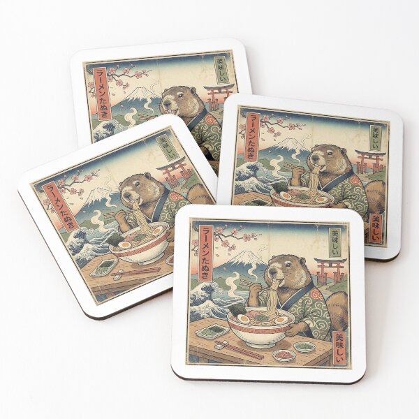 Item preview, Ramen Time - Marmot designed and sold by AK AESTHETIC STUDIOS.