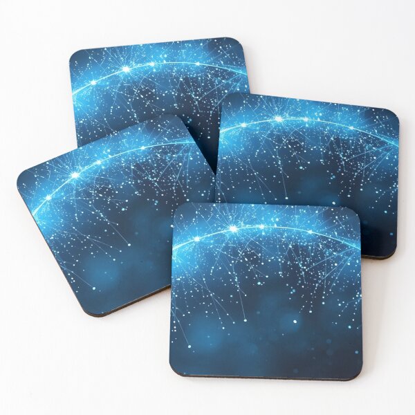 Item preview, Digital Connection Arc – Futuristic Blue Network Wall Art phone case designed and sold by Mobile Cases Store.