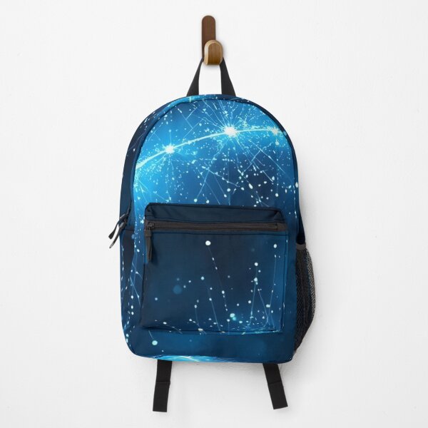 Item preview, Digital Connection Arc – Futuristic Blue Network Wall Art phone case designed and sold by Mobile Cases Store.