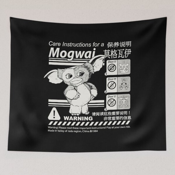 Item preview, Gremlins Gizmo Warning Label Dks  designed and sold by kyrieiring22x2.