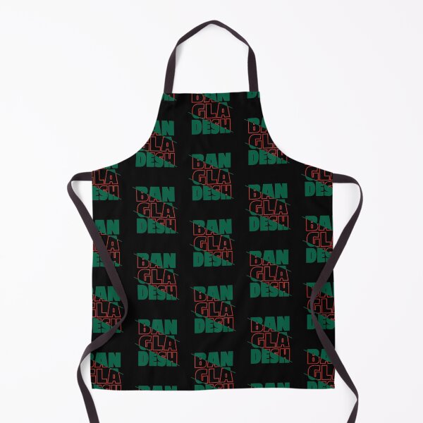 Item preview, Bangladesh Word Large Sliced Cut Out Text Print (green & red) designed and sold by dezanli.
